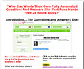 Thumbnail The You Ask It Turnkey Questions and Answers Site