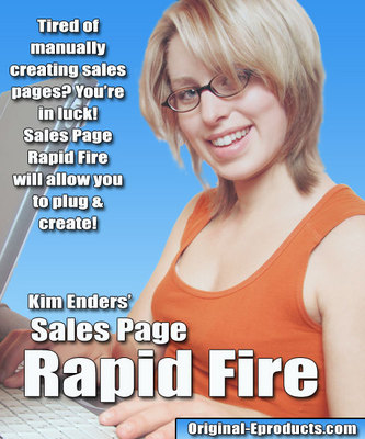 Product picture Sales Page Rapid Fire - Master Resell Rights