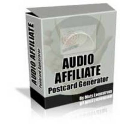 Product picture Video & Audio Affiliate Post Card Generator