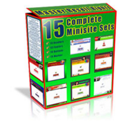 Product picture 15 Complete Mini Site Web Templates (MRR)