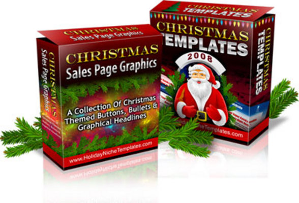 Product picture Christmas Minisite Templates  (MRR)